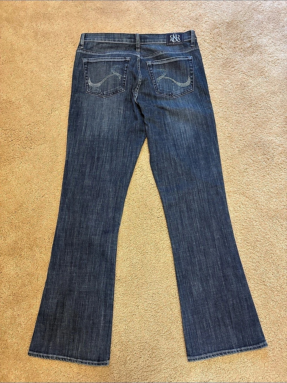 Rock & Republic Kasandra Flare Jeans in Blue - Picture 7 of 13